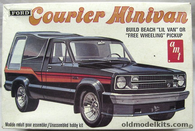 AMT 1/25 Ford Courier Pickup Truck Minivan, 2701 plastic model kit